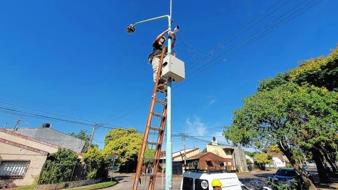 Instalaron cámaras de seguridad en B° Loyola