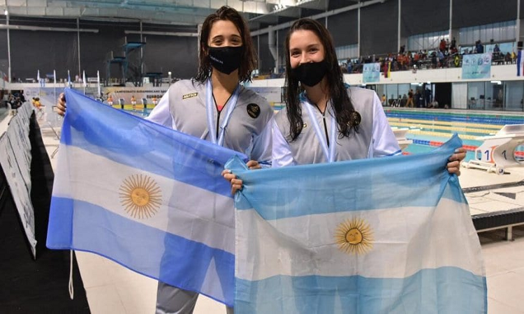 Sudamericano de natación: doradas para Pignatiello y Julia Sebastián