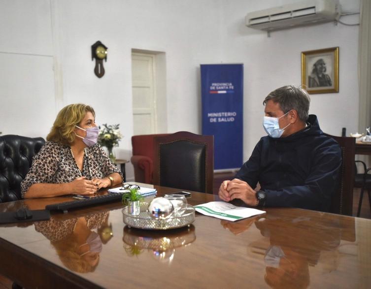 Jatón se reunió con la ministra Martorano