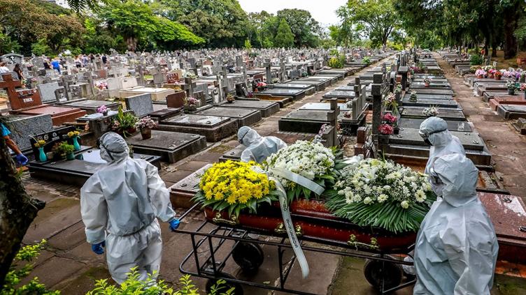 Brasil alcanzó el máximo número de fallecidos en un día
