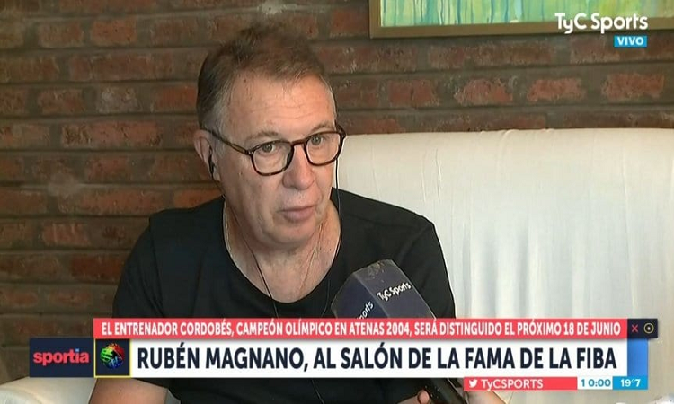 FIBA: Rubén Magnano agradecido por ingresar al Salón de la Fama
