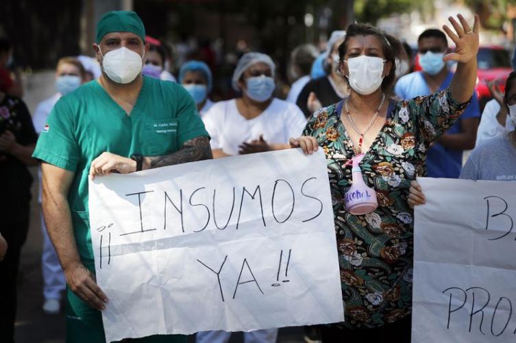 Paraguay: “La ocupación de camas es del 120%, una sobresaturación”
