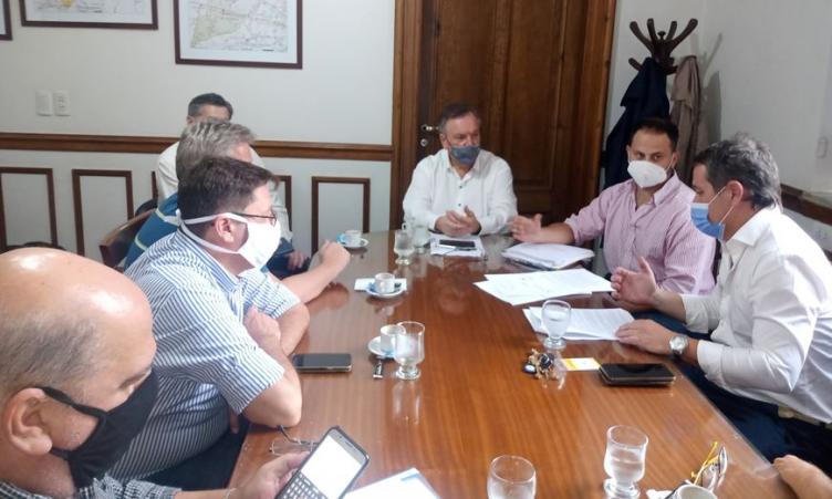 Michlig evaluó con ATAP la situación del transporte en la provincia