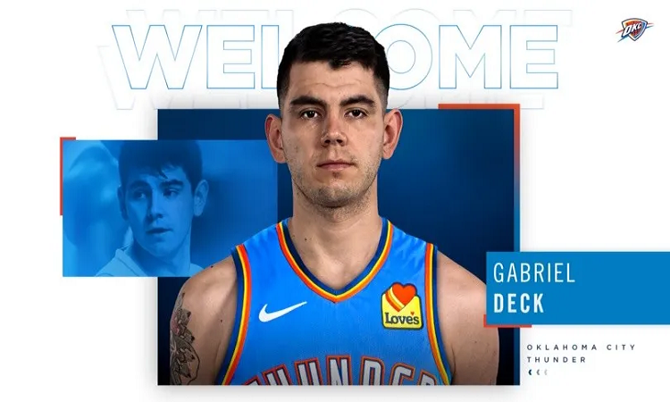NBA: Oklahoma City oficializó la llegada de Gabriel Deck