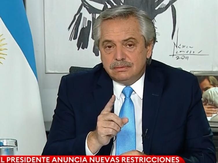 Covid: Las restricciones para AMBA que anunció Alberto Fernández