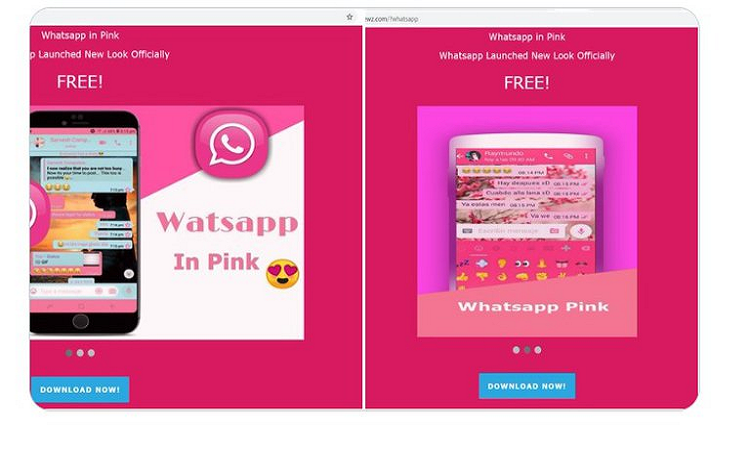“WhatsApp rosa”, un engaño para hackear tu celular