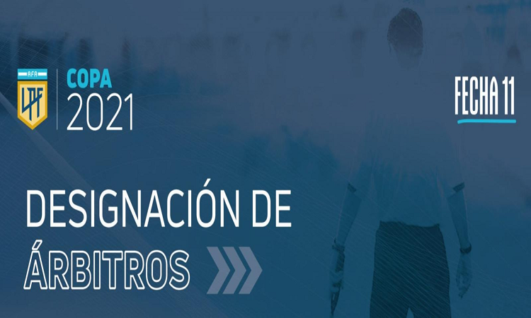 Copa Liga Profesional: árbitros confirmados para la fecha 11