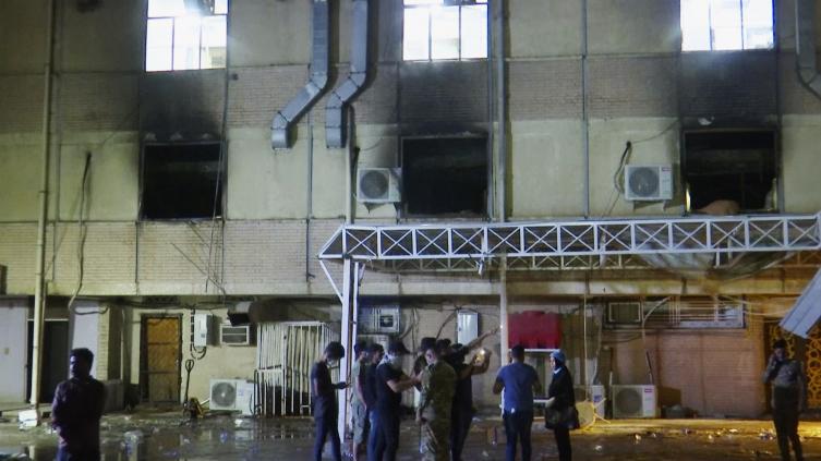 82 muertos y más de 100 los heridos por el incendio en el hospital de Bagdad
