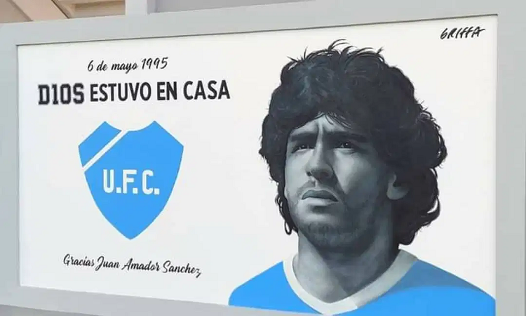 En Totoras recuerdan visita de Maradona en 1995