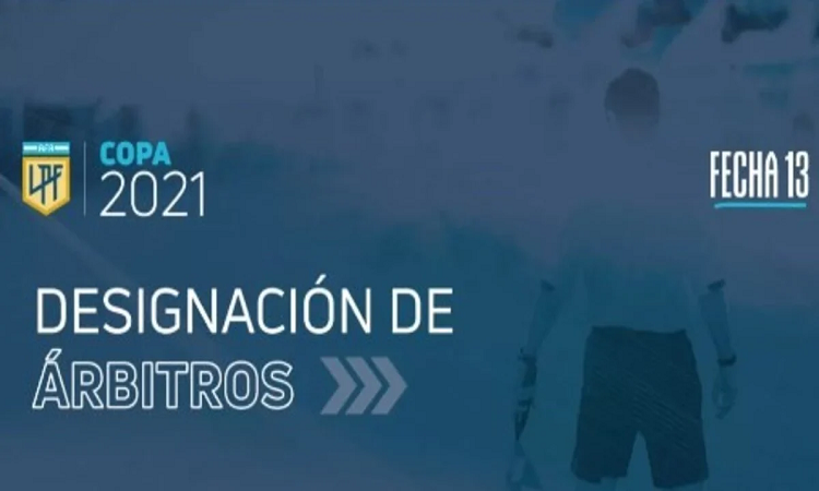 Copa LPF:  los árbitros de la fecha 13 
