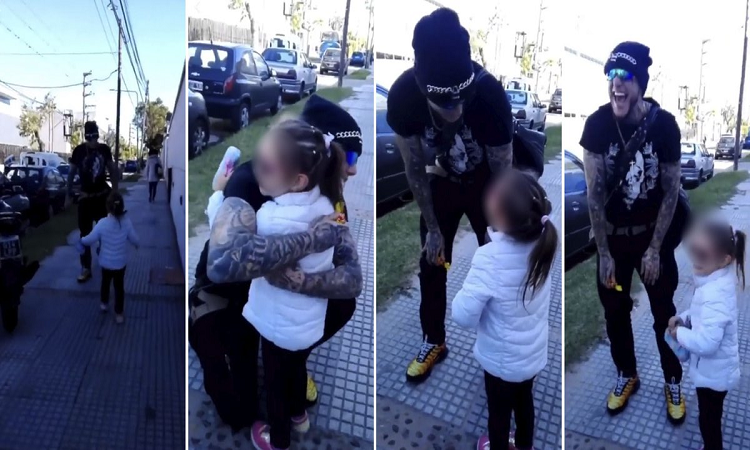 El gesto de Alex Caniggia a una fan que se hizo viral 