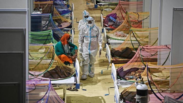 Covid: en India hay 4 nuevos casos por segundo 