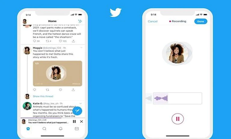Twitter: llegaron los mensajes directos de voz 