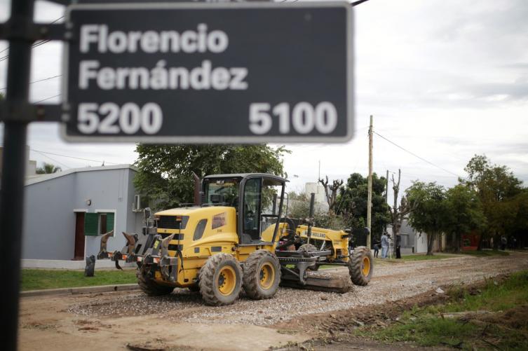 Comenzaron las tareas de mejorado de calles 