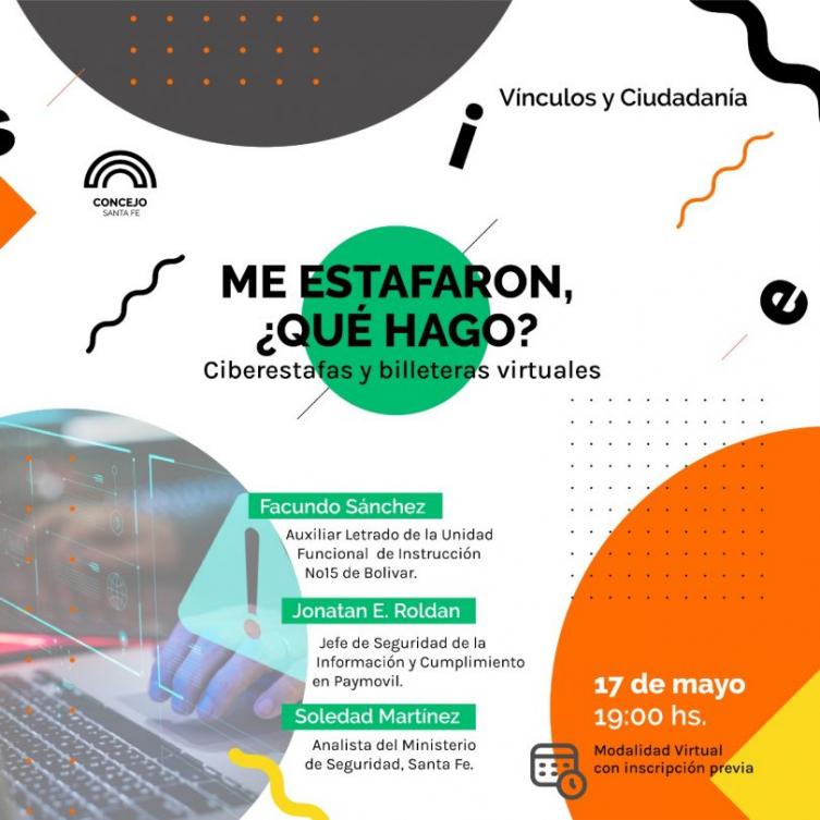 Ciberestafas: nuevo ciclo de charlas del Concejo