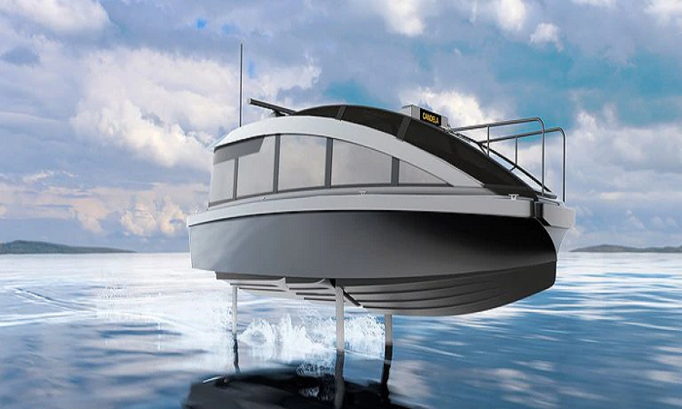 El taxi acuático eléctrico que no hace olas ni deja estela en el agua