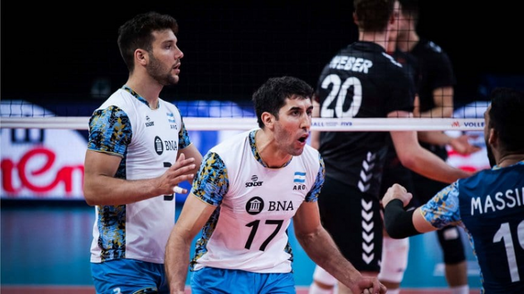 Liga de Naciones de Vóley: Argentina derrotó a Alemania