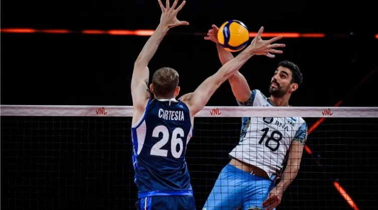 Vóley: Argentina perdió ante Italia en la Liga de Naciones