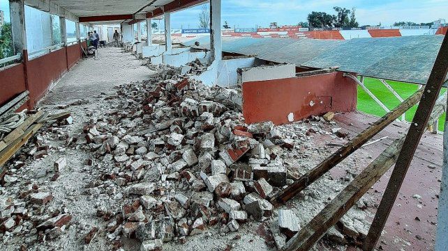 Unión retomó las obras para culminar la bandeja sur