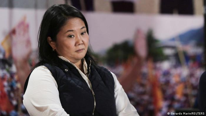 Keiko Fujimori, al borde de perder la elección y volver a la cárcel
