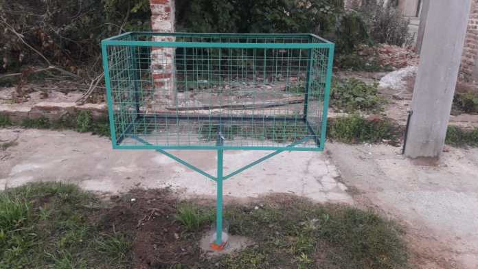Instalan cestos de altura en barrio San Lorenzo