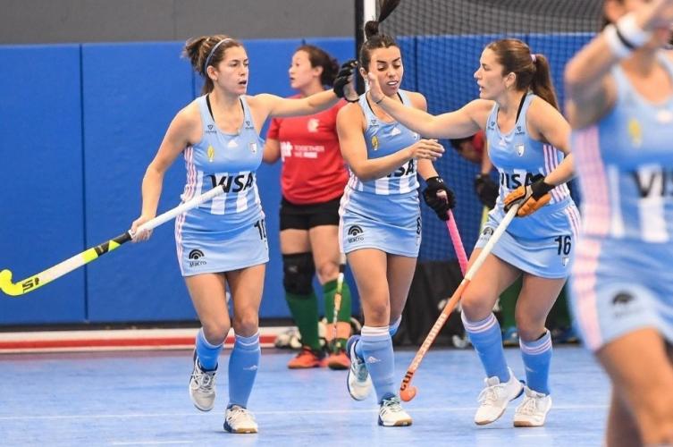 Hockey: La Selección arranca con victoria y empate en el Panamericano de pista