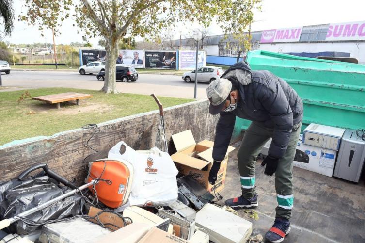 Recolectaron 1.600 kilos más de aparatos electrónicos en desuso