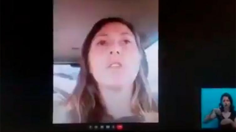 Una diputada santafesina participó en la sesión virtual mientras manejaba