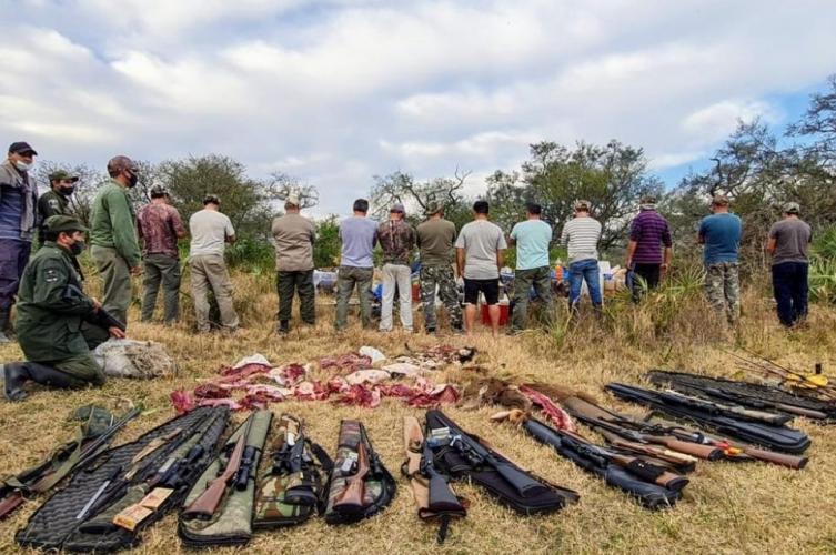 La Gallareta: armas y otros elementos en una investigación por abigeato