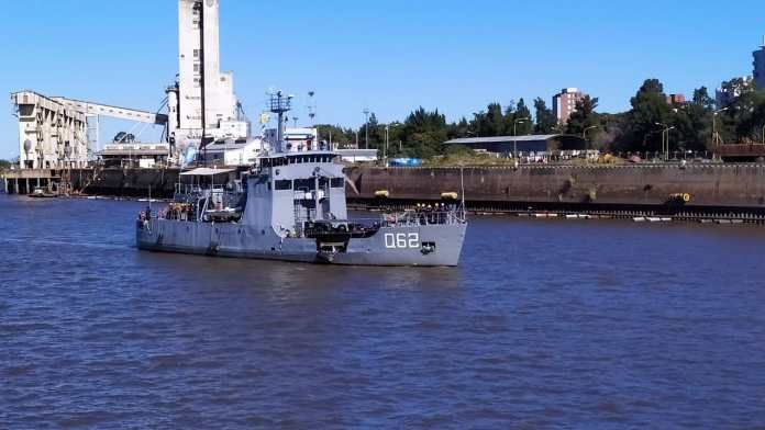 Arribaron los buques de la Armada al puerto de Santa Fe