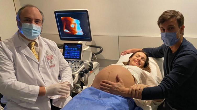 Pampita fue mamá de la hija de García Moritán