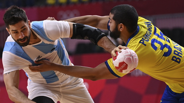 Argentina fue eliminada en handball por Brasil