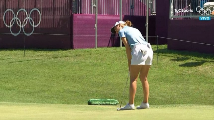 Golf: Magdalena Simmermacher tuvo una buena jornada 