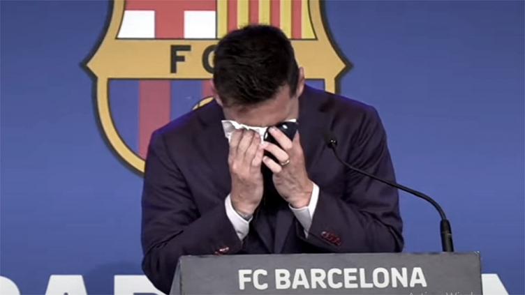 Messi se despidió de Barcelona: 