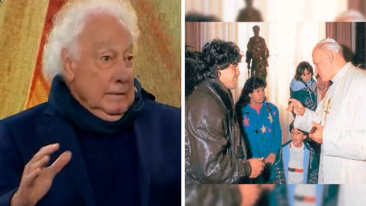 Cóppola recordó el encuentro entre la familia Maradona y Juan Pablo II