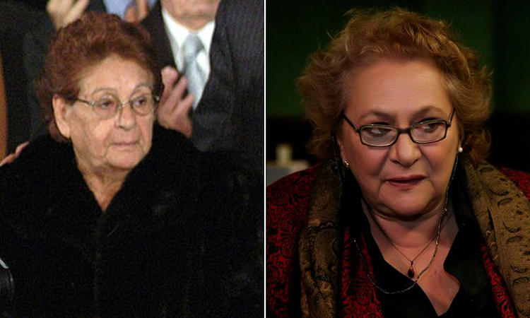 Rita Cortese en su papel de Doña Tota en la serie de Maradona