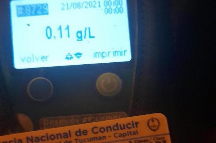 Retuvieron documentación a un chofer de micro que circulaba alcoholizado