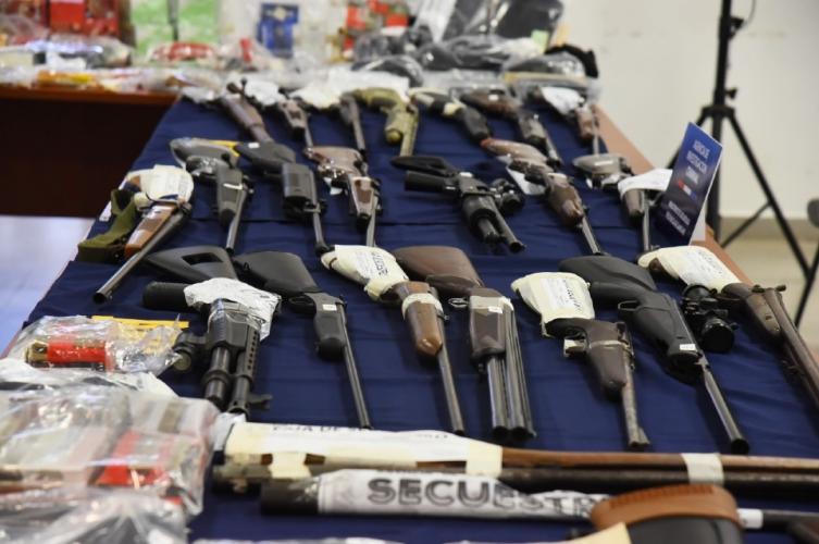 Secuestraron un promedio diario de 10 armas de fuego en la provincia