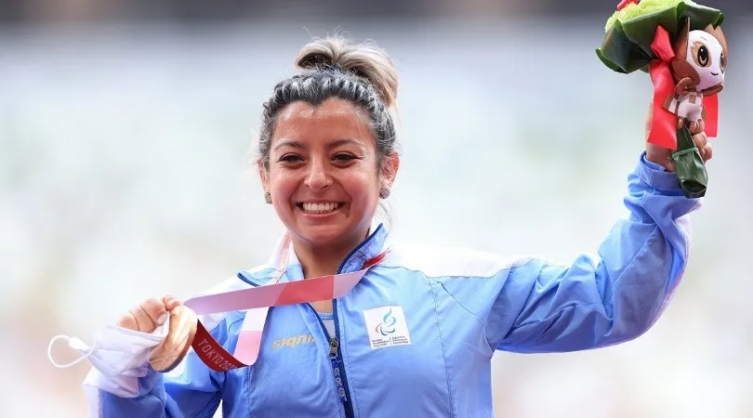 Ruiz Díaz ganó la medalla de bronce en lanzamiento de bala F41