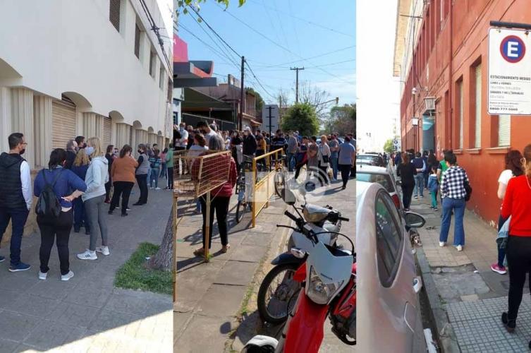 Colas de hasta 200 metros para votar