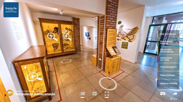 Recorridas virtuales: el museo Ameghino estrena nueva recorrida 360°