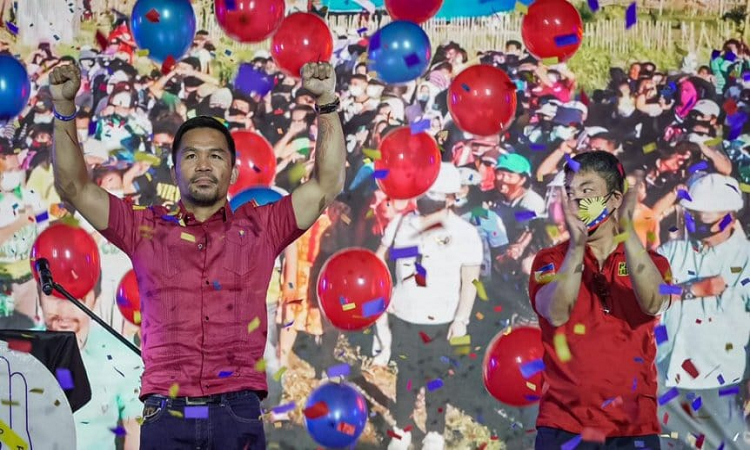 Manny Pacquiao será candidato a presidente