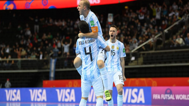La Selección de Futsal superó a Rusia en los penales y es semifinalista