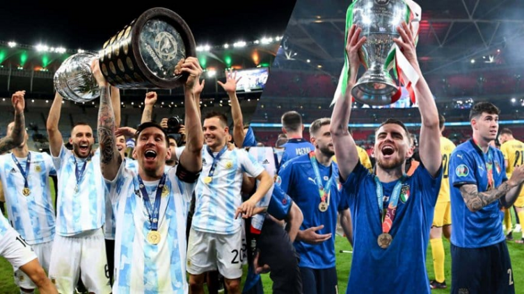 Las Selecciones de Argentina e Italia jugarían un duelo de campeones en 2022