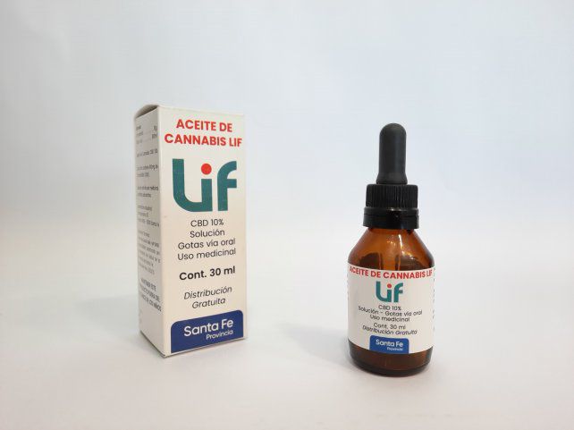 El LIF presentó el primer lote de aceite de cannabis medicinal