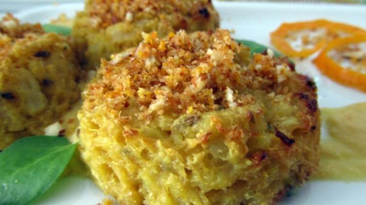 Tortitas de coliflor al horno sin harinas
