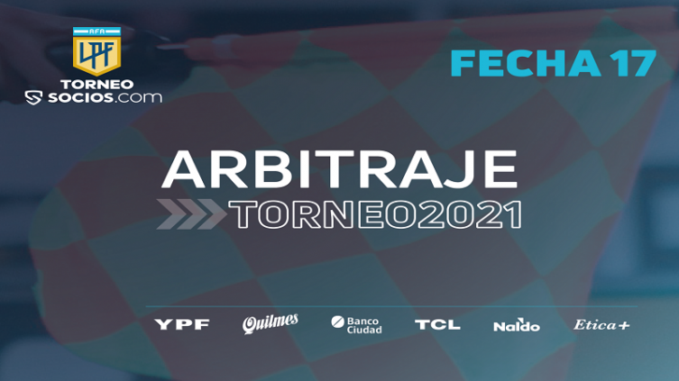LPF: Jueces para la fecha 17