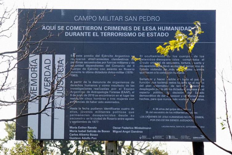 Buscan restos de desaparecidos en Campo Militar San Pedro