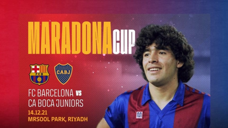 Boca-Barcelona jugarán la Maradona Cup en Arabia Saudita