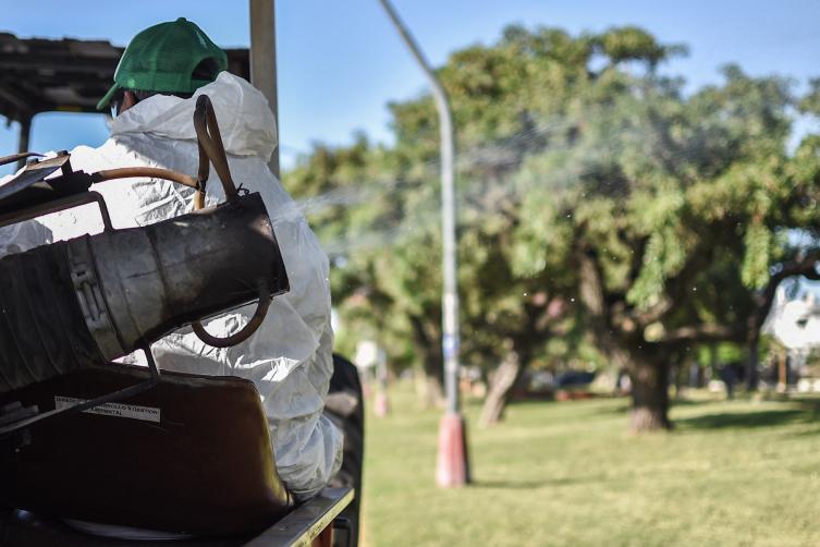 La Municipalidad realiza tareas de fumigación en la ciudad